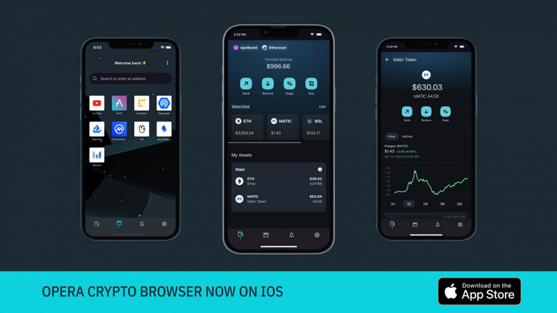 Специальный крипто-браузер Opera стал доступен для iPhone